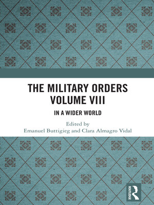 cover image of The Military Orders Volume VIII